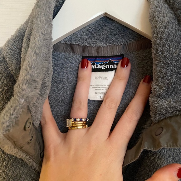 VGUC Patagonia Grey Re-Tool Snap T Pullover Grey Large - Picture 2 of 7